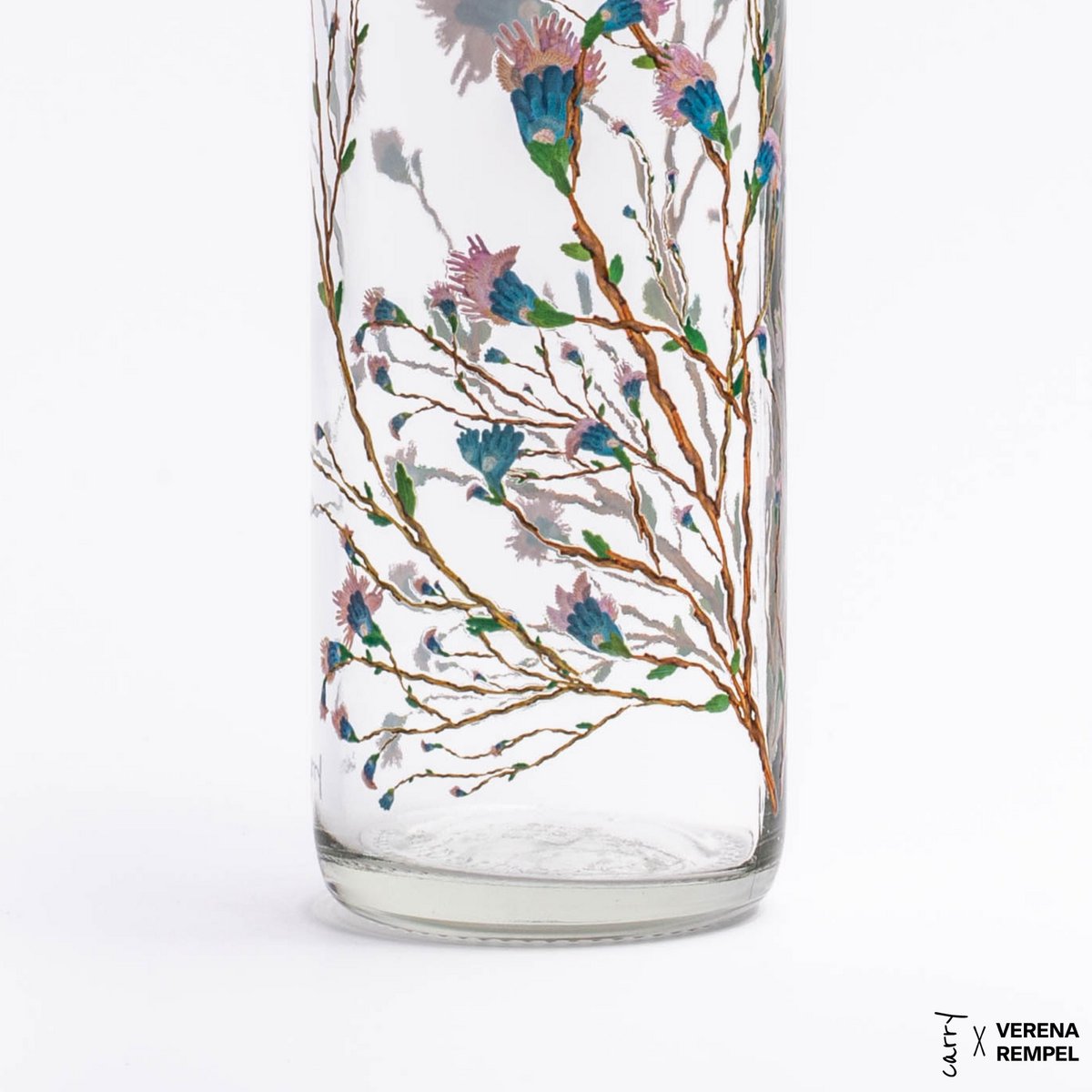CARRY BOTTLES Glasflasche mit Verschluss "Hanami" | 0,7 l