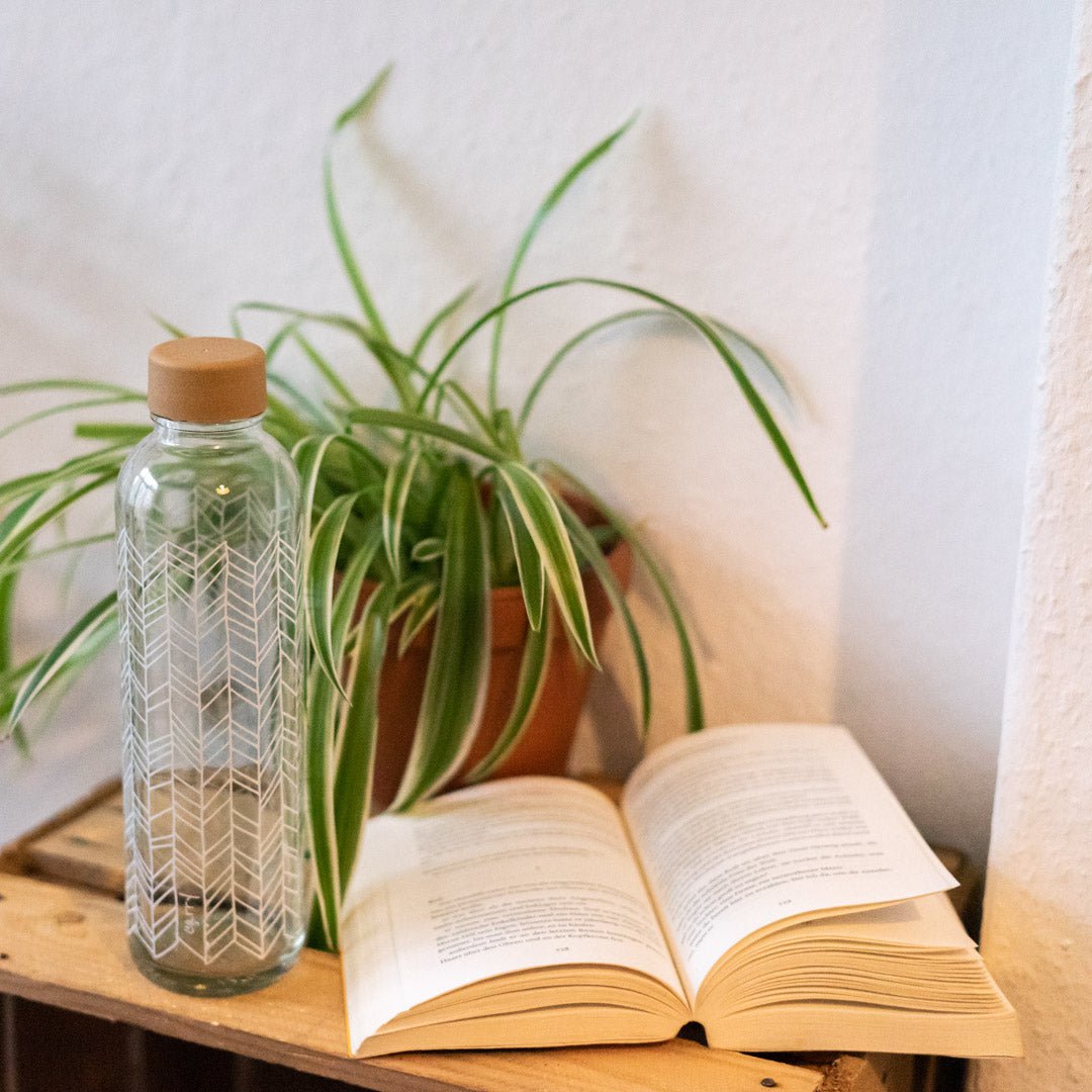 CARRY BOTTLES Glasflasche mit Verschluss "Structure of Life"| 0,7 l