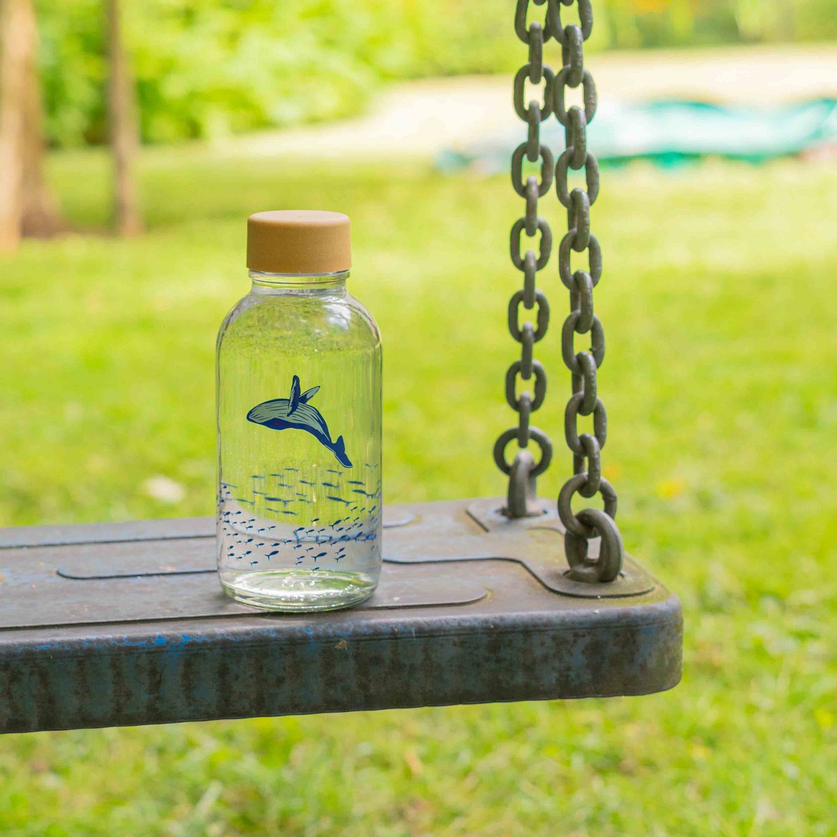 CARRY BOTTLES Glasflasche "Ocean Lover" | 0,4 l
