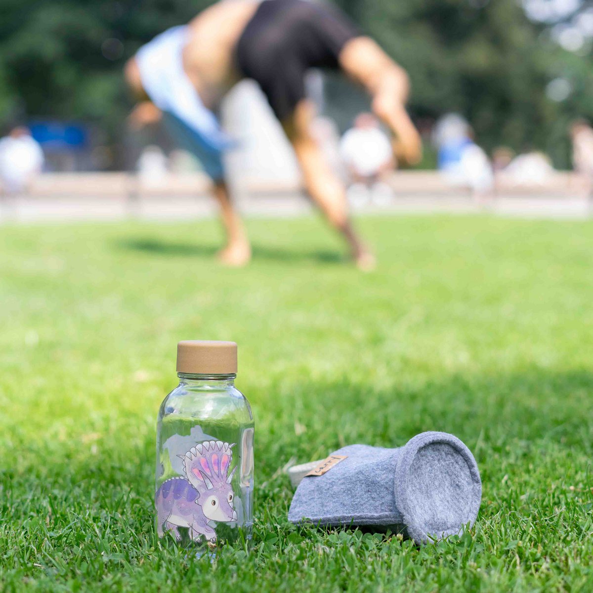CARRY BOTTLES Glasfalsche "Little Dino" | 0,4 l