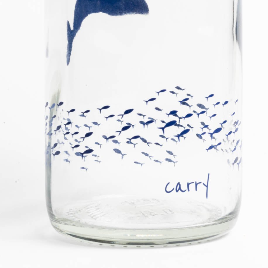 CARRY BOTTLES Glasflasche "Ocean Lover" | 0,4 l