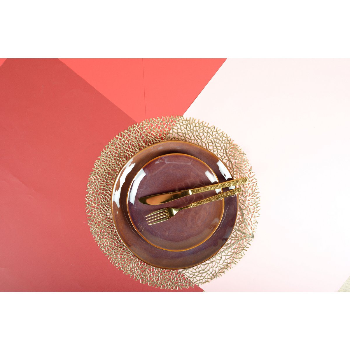 AULICA Besteckset 24-teilig | Vergoldet