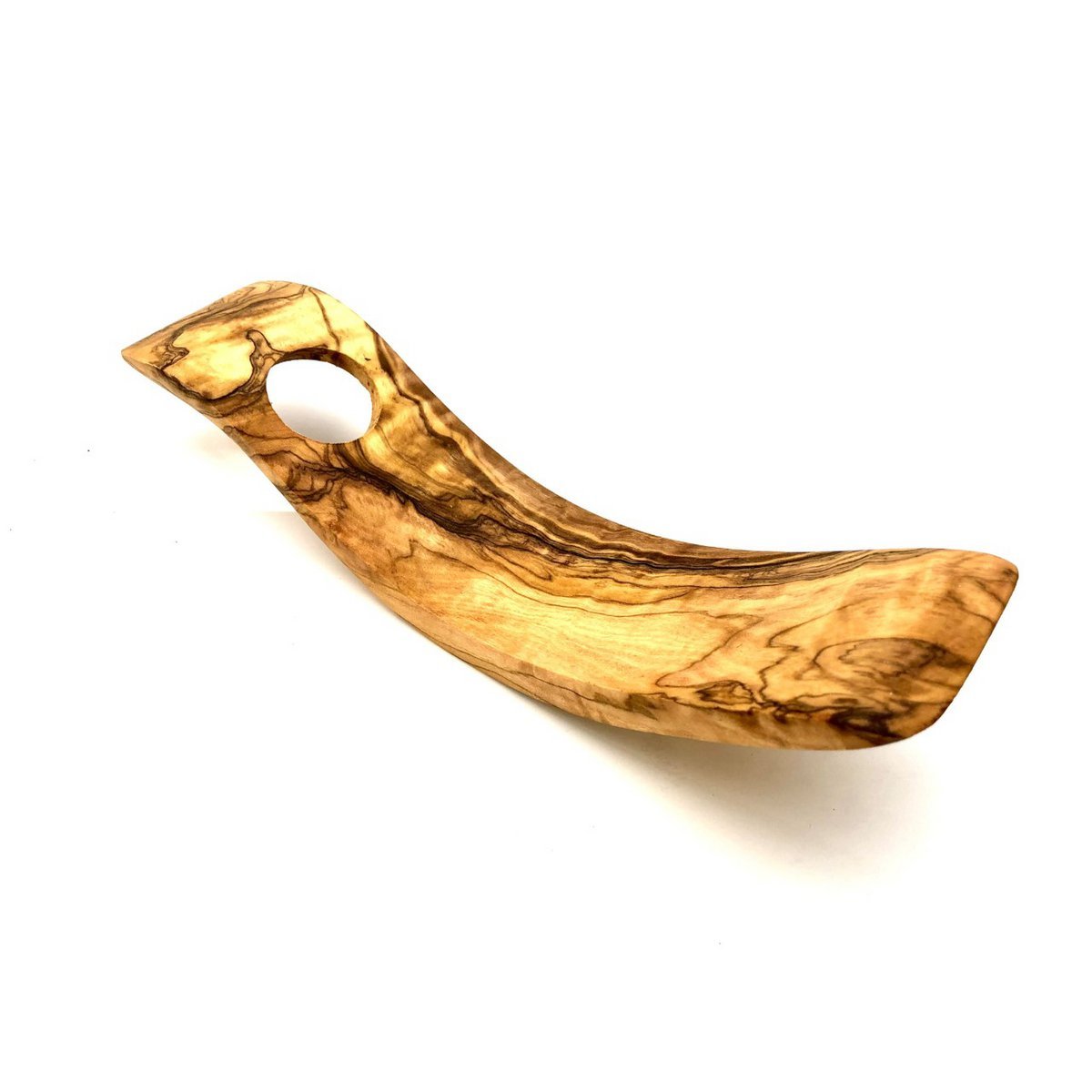 OLIVENHOLZ ERLEBEN Weinflaschenhalter "Welle"