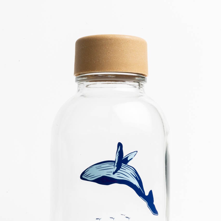 CARRY BOTTLES Glasflasche "Ocean Lover" | 0,4 l