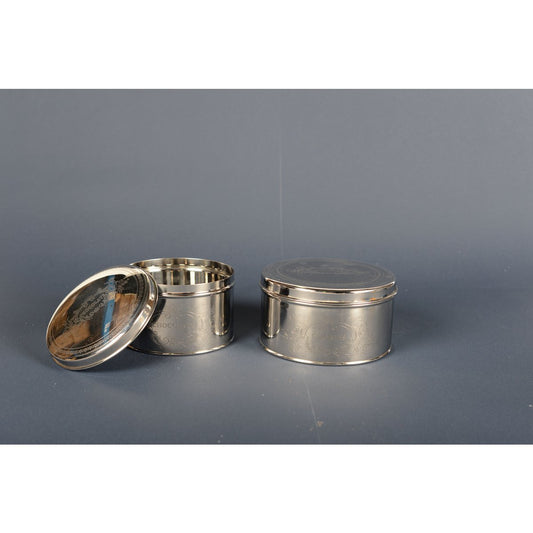 AULICA Keksdose rund | Silber | 17x17x9cm