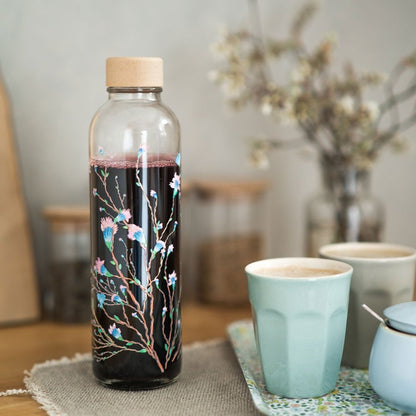 CARRY BOTTLES Glasflasche mit Verschluss "Hanami" | 0,7 l